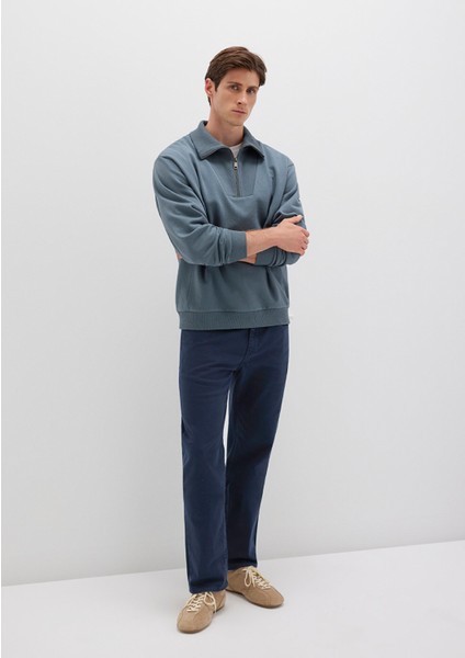 Lisbon Koyu Lacivert Denim Gabardin Pantolon 0010039-90682 modelleri