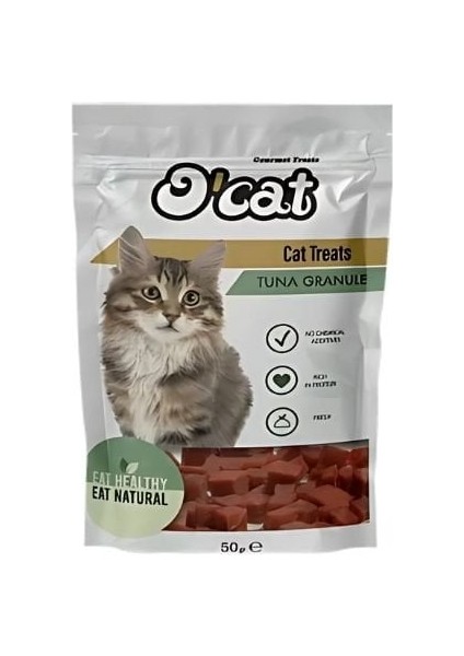 O Cat Tuna Balıklı Küp Kedi Ödül Maması 50 gr modelleri