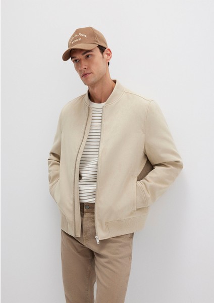 Bej Suni Deri Ceket 0110639-70186