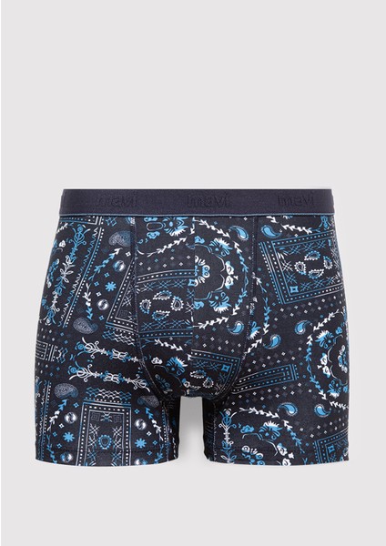 Baskılı Lacivert Boxer 0911986-32184