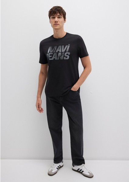 Mavi Logo Baskılı Siyah Tişört 0610260-900 fiyatları