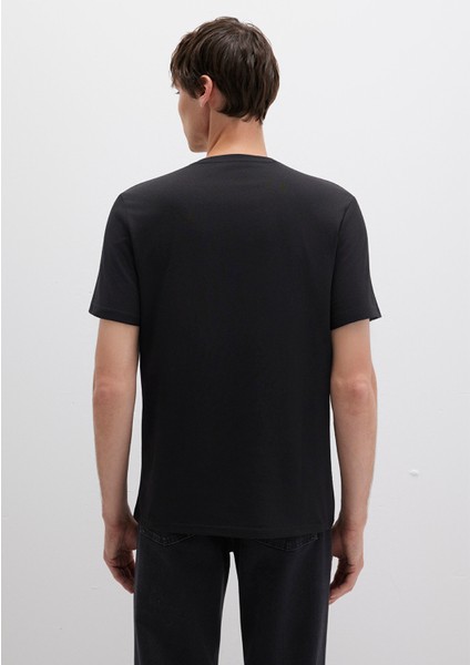 Mavi Logo Baskılı Siyah Tişört 0610260-900 indirimleri