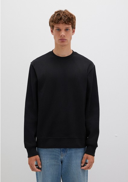 Siyah Dokulu Sweatshirt 0S10407-900 modelleri