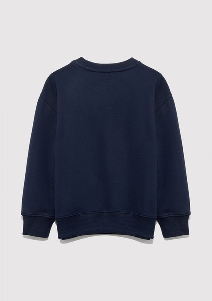 Mavi Jeans Baskılı Lacivert Sweatshirt 6S10136-70490 fırsatları