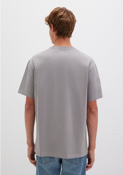 Mvjns Patch Detaylı Gri Tişört 0612915-70076 fırsatları