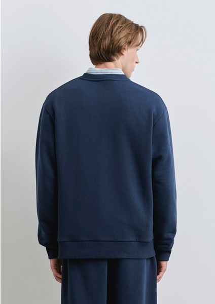 Mavi Logo Lacivert Sweatshirt 0S10467-70497 fırsatları