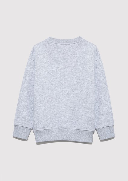 Playstation Baskılı Gri Sweatshirt 6S10132-88467 indirimleri