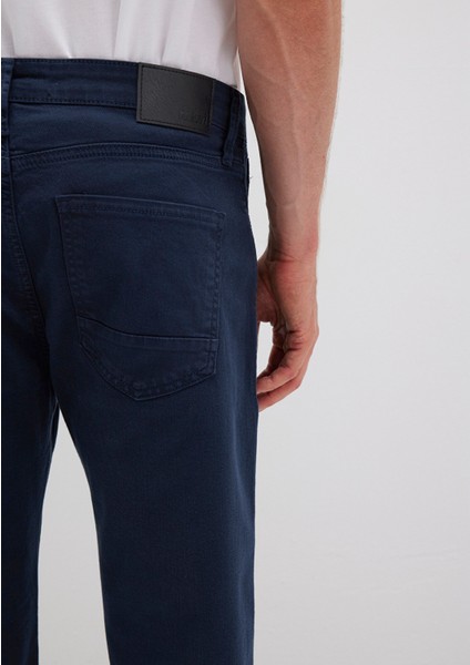 Lisbon Koyu Lacivert Denim Gabardin Pantolon 0010039-90682