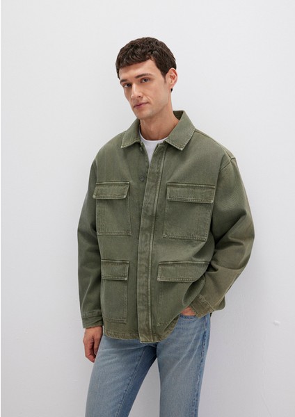 Cep Detaylı Haki Ceket 0110510-71581 modelleri