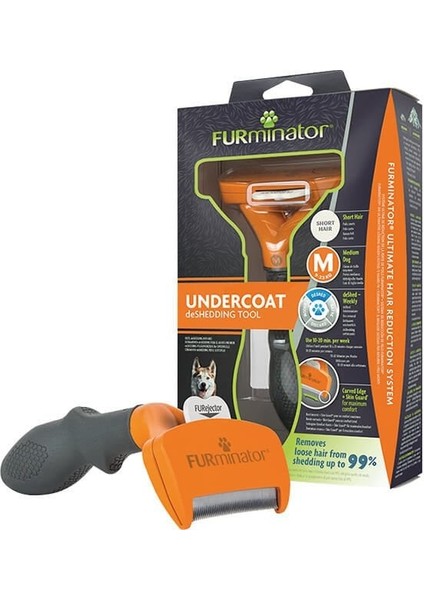 Furminator Temizlenebilir Kısa Tüylü Köpek Tüy Tarağı Medium fiyatları