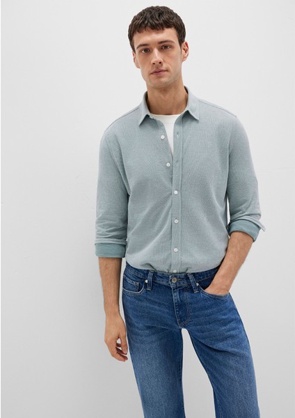 Yeşil Örme Gömlek 0211513-70131 modelleri