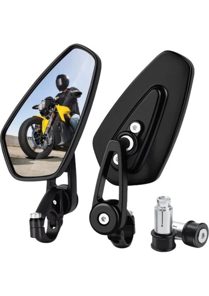 GA09 Motosiklet Gidon Ayna Siyah