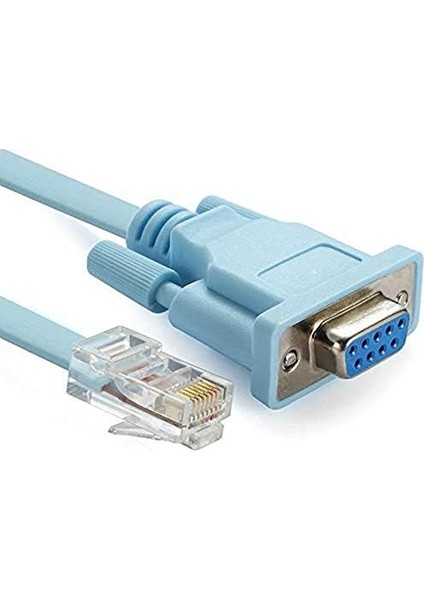 4335 RJ45 To RS232 9 Pin CAT5E 6 Çevirici Dönüştürücü Adaptör Ethernet Kablosu fiyatları