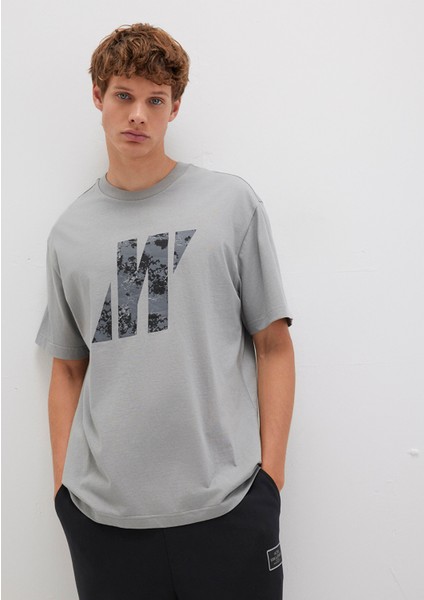 Mavi Pro Logo Baskılı Gri Tişört 0613083-82577 fiyatları