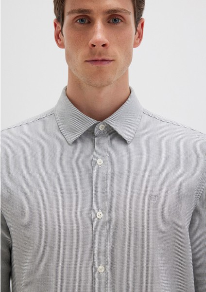 Çizgili Yeşil Gömlek 0211653-90861