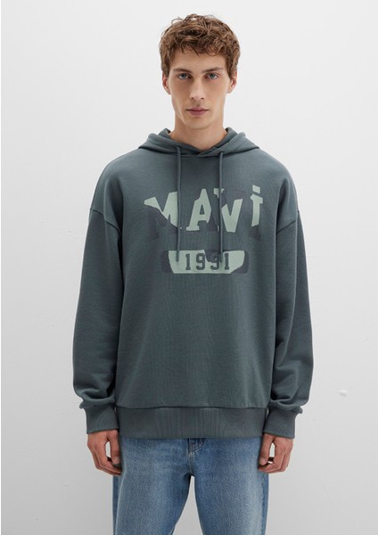 Mavi Baskılı Yeşil Sweatshirt 0S10301-71598 fırsatları