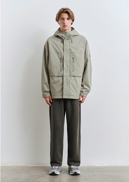 Kapüşonlu Yeşil Ceket 0110551-71484 modelleri