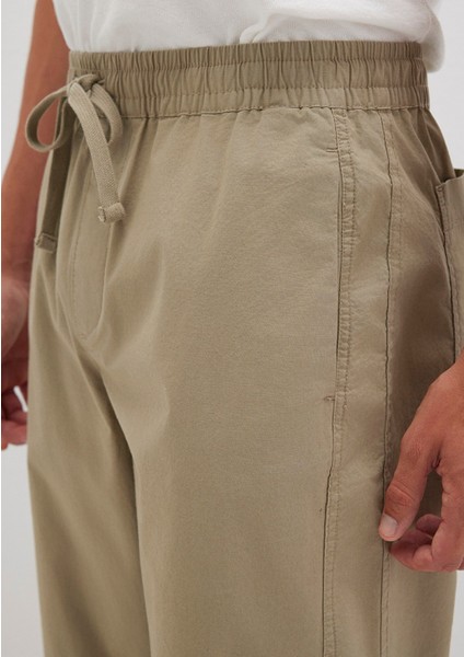 Dikiş Detaylı Bej Pantolon 0010477-86749