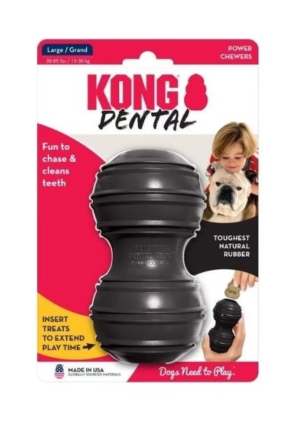 Kong Extreme Dental Diş Temizliği Için Ultra Sert Köpek Oyuncağı Large