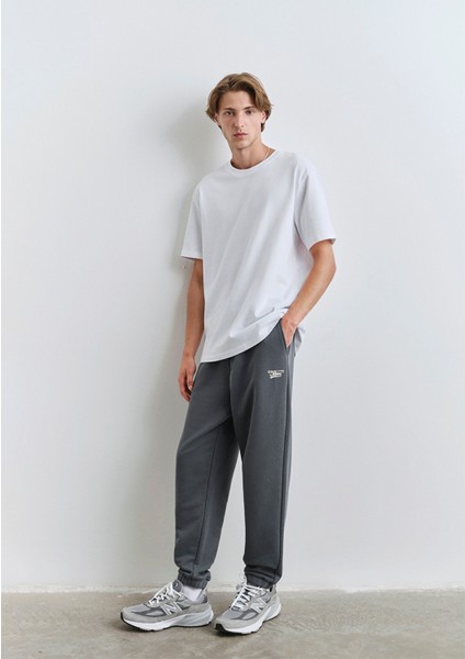 Mavi Baskılı Antrasit Eşofman Altı 0010512-80776