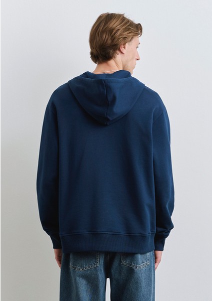 Fermuarlı Kapüşonlu Lacivert Sweatshirt 0S10392-89353 modelleri