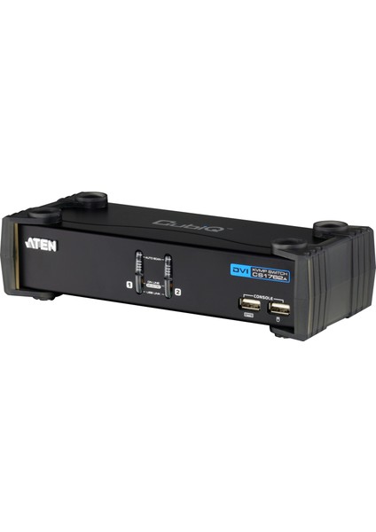 2 PORT&#039;LU USB 2.0 DVI Kvmp™ Switch + 2 PORT&#039;LU USB (2.0) Hub, Masaüstü Tip, Kvm Bağlantı Kablosu Ürün Beraberinde Gelmektedir