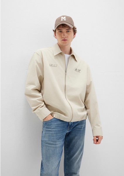 MV Baskılı Ekru İnce Ceket 0211690-70065 fiyatları