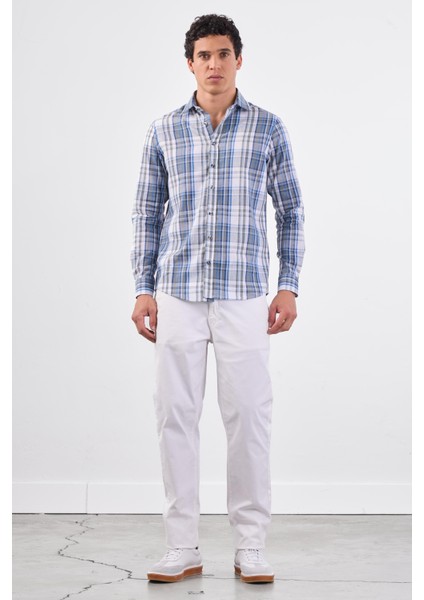 Mavi Erkek Slim Fit Brent Yaka Uzun Kol Gömlek