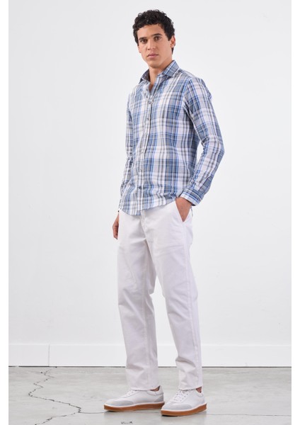Mavi Erkek Slim Fit Brent Yaka Uzun Kol Gömlek