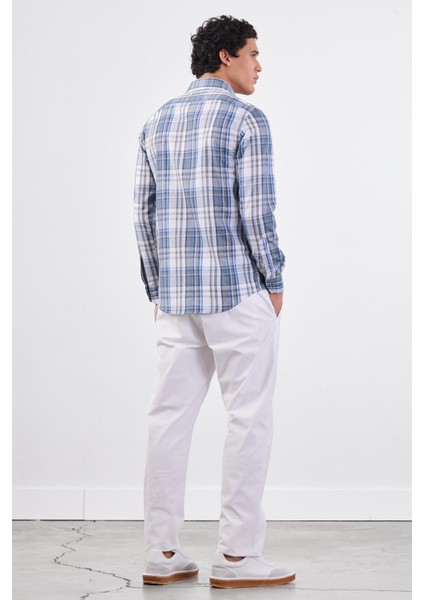 Mavi Erkek Slim Fit Brent Yaka Uzun Kol Gömlek