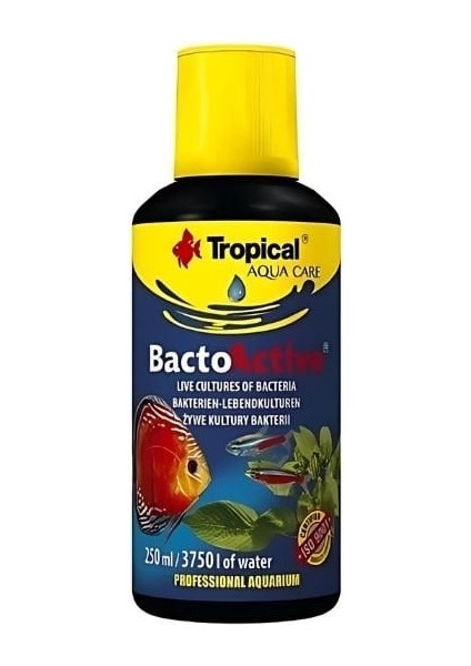 Tropical Bacto Active Akvaryum Bakteri Kültürü 250 ml