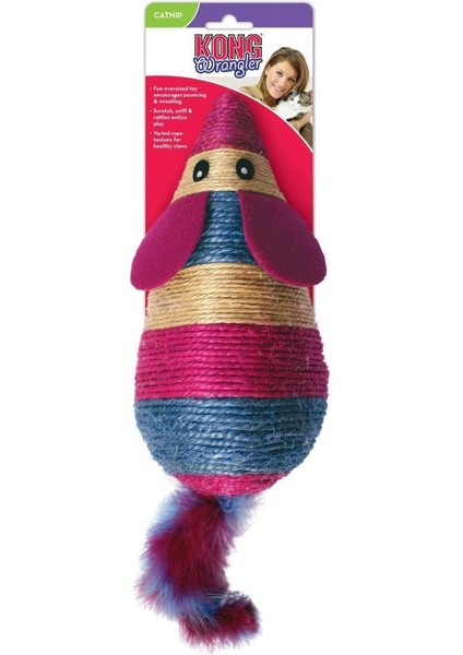 Kong Catnipli Wrangler Fare Peluş Kedi Oyuncağı 40 cm fırsatları