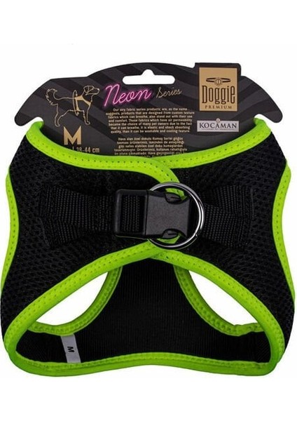 Doggie Havalı Dokuma Neon Küçük Irk Köpek Göğüs Tasması Medium Sarı 38-44 cm fiyatları