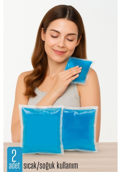 Sıcak Soğuk Kompres Jel 2 Li Paket Cold Pack Hot Pack Şişlik Önleyici, Kas Rahatlatıcı 722145