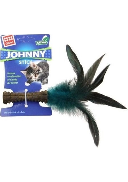 Gigwi Johnny Stick Catnipli Tüylü Kedi Oyuncağı Kahverengi fiyatları