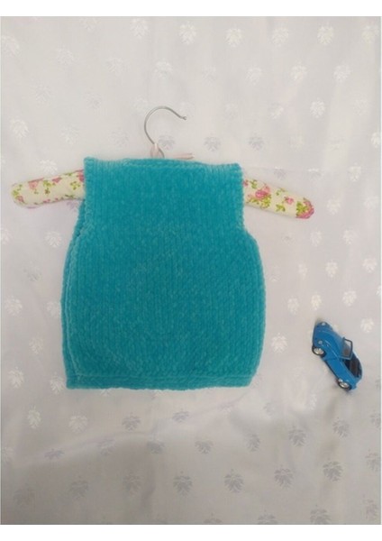 Erkek Bebek Yelek Mavi Kadife fiyatları