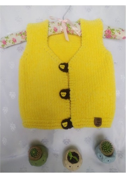 Bebek Yeleği Sarı Renk