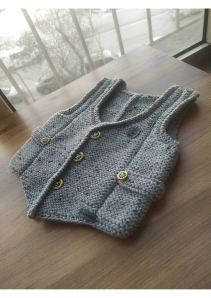 Erkek Çocuk Ata Yeleği Cepken Yelek