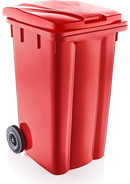 SY-6510 Tekerlekli Kapaklı Plastik Çöp Konteyneri 240 Lt