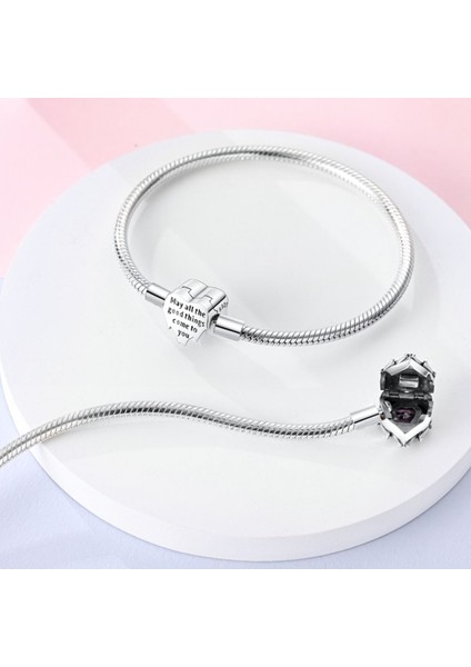 Kanatlı Kalp Pembe Taş Pandora Model Bileklik fırsatları