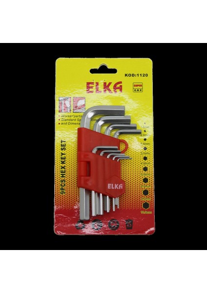 9 Parça Kısa Düz Alyan (4887)