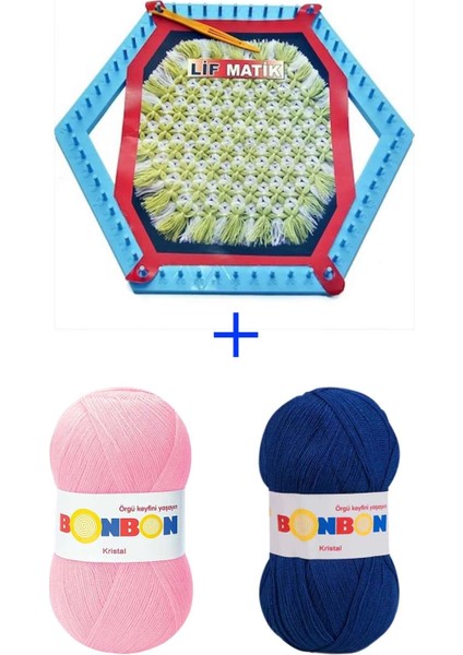 Lifmatik Lif Örme Seti Dokuma Tezgahı ve Lif Ipi S6