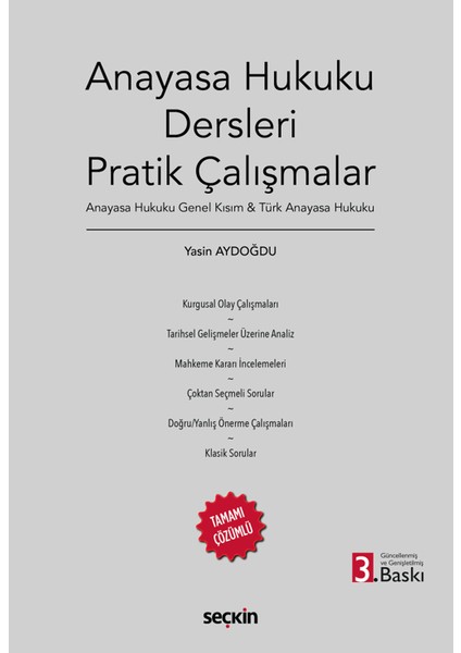 Anayasa Hukuku Dersleri Pratik Çalışmalar