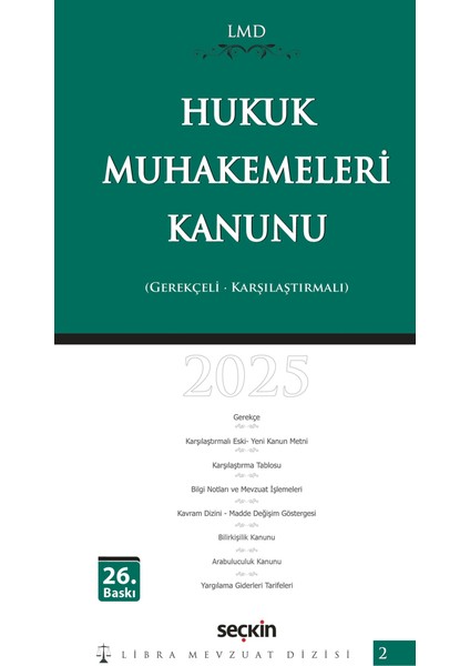 Hukuk Muhakemeleri Kanunu / Lmd–2