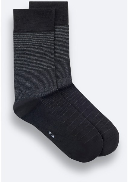 Erkek Siyah Bambu Desenli Soket Çorap A52Y8501 fiyatları