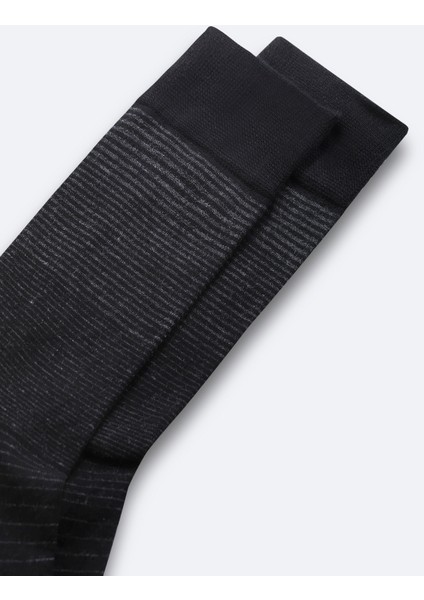 Erkek Siyah Bambu Desenli Soket Çorap A52Y8501 modelleri