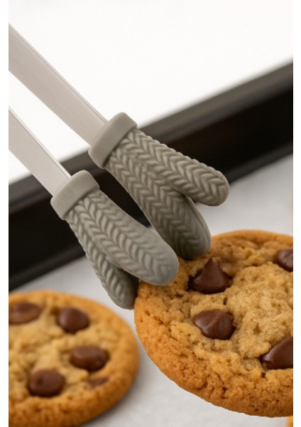 Büro Ev Ofis Mutfağı Için 13CM Eldivenli Silikon Uçlu Çelik Maşa fiyatları