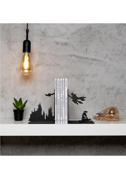 Harry Potter Figürlü Dekoratif Metal Kitap Tutucu Kitap Desteği Ev ve Ofis Aksesuar fiyatları