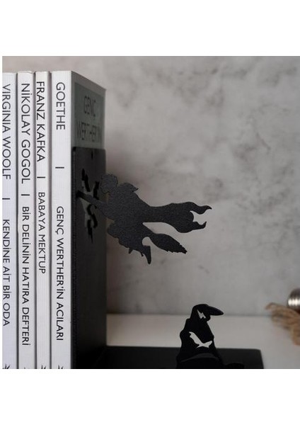 Harry Potter Figürlü Dekoratif Metal Kitap Tutucu Kitap Desteği Ev ve Ofis Aksesuar indirimleri