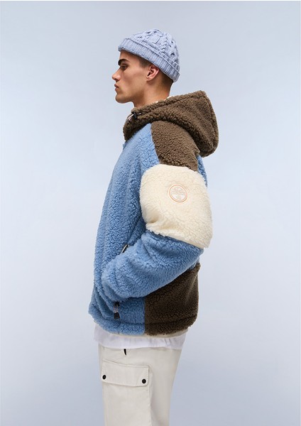 T-Tires Tam Fermuarlı Kapüşonlu Erkek Polar Üst modelleri